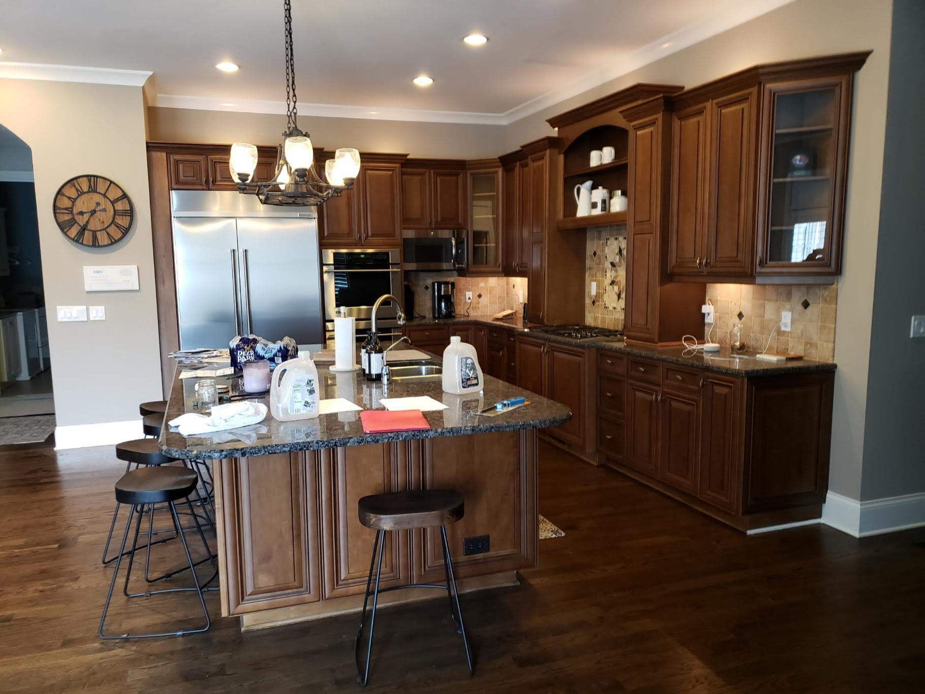 Luxury upgrades. Before/After
