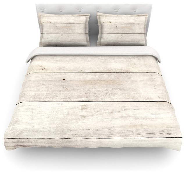 Susan Sanders White Wash Wood Beige Duvet Cover Farmhouse Susan Sanders White Wash Wood Beige Duvet Cover Farmhouse Covers And Sets By Kess Global Inc
