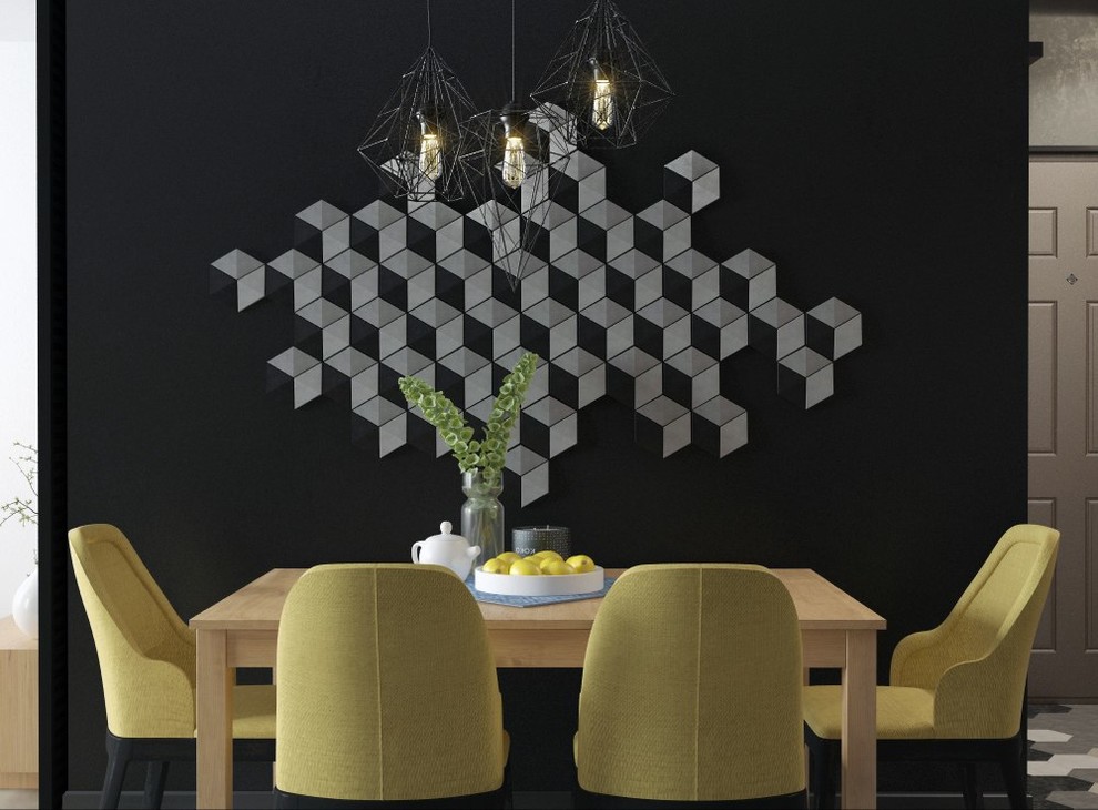 МИНИМАЛИСТИЧНЫЕ ФАКТУРЫ БЕТОНА И ДЕРЕВА В КОНТРАСТНОМ ИНТЕРЬЕРЕ