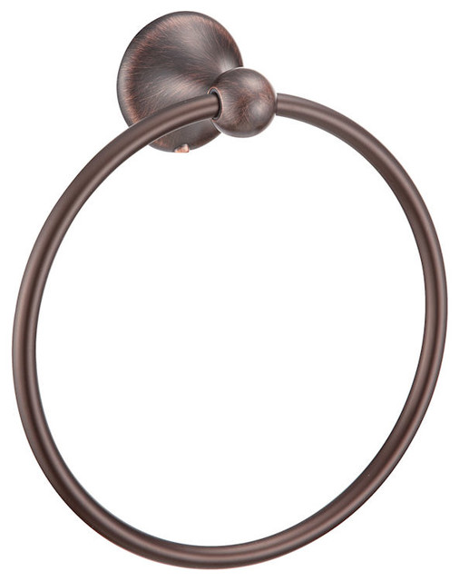 Newport Series Oil Rubbed Bronze Towel Ring Traditional Towel Rings