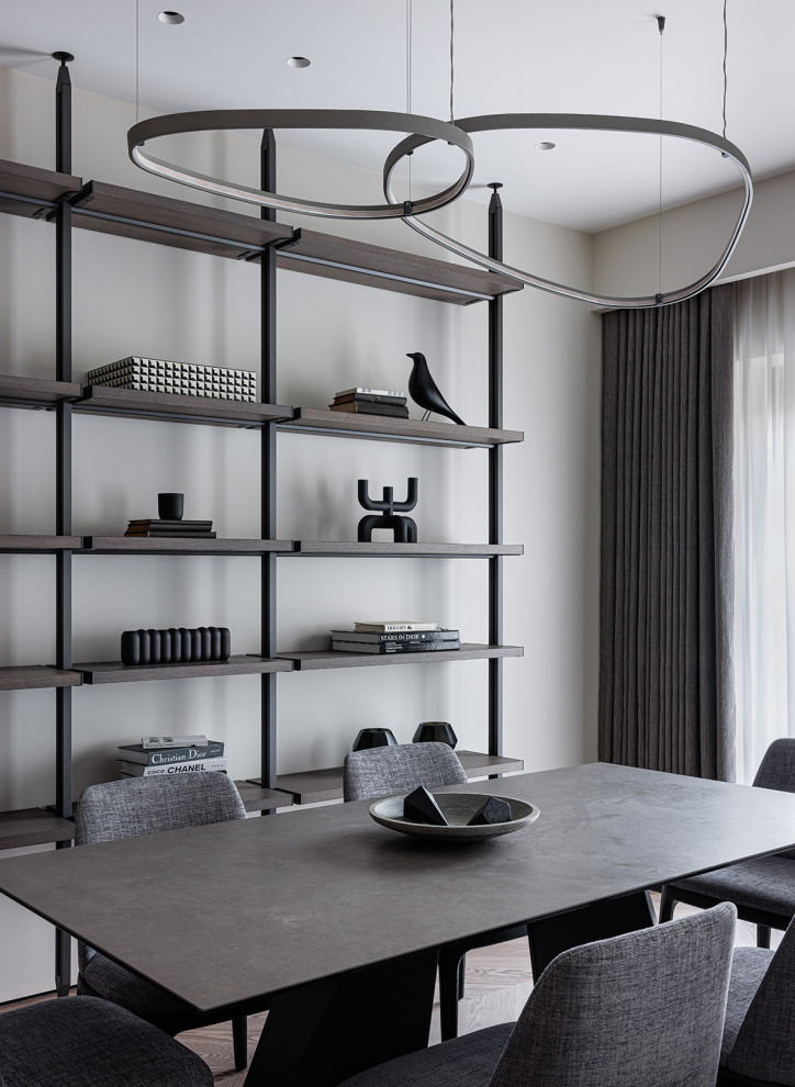 Монохромная квартира 90 м2 в центре Москвы