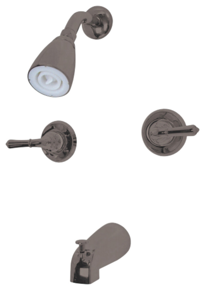Kingston Brass TwoHandle Tub and Shower Faucet Contemporary Tub