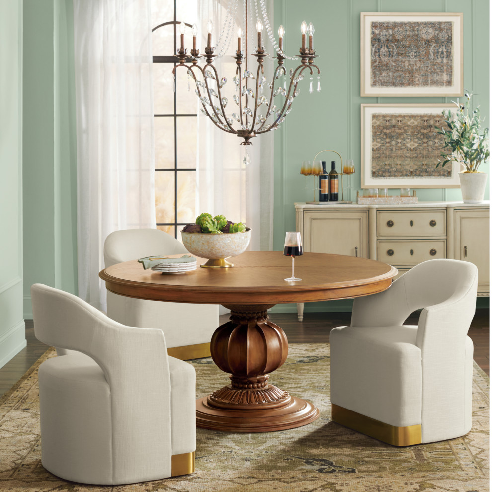 Dining room - transitional dining room idea
