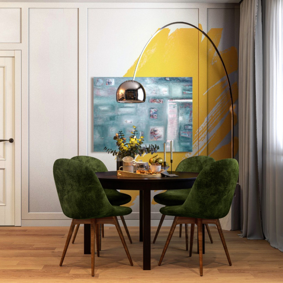 Яркий акцент в интерьере. Декоративная краска