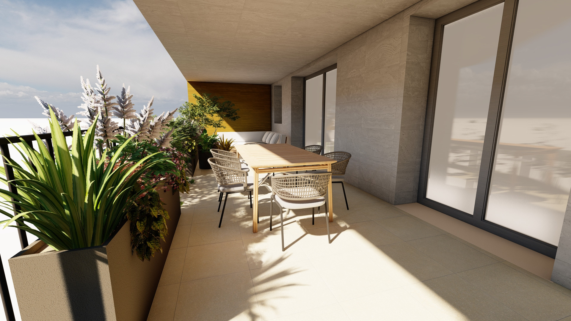 Una stanza all'aperto