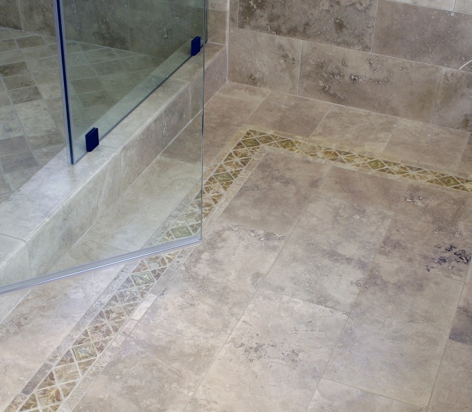 Bathroom - rustic bathroom idea in Orange County