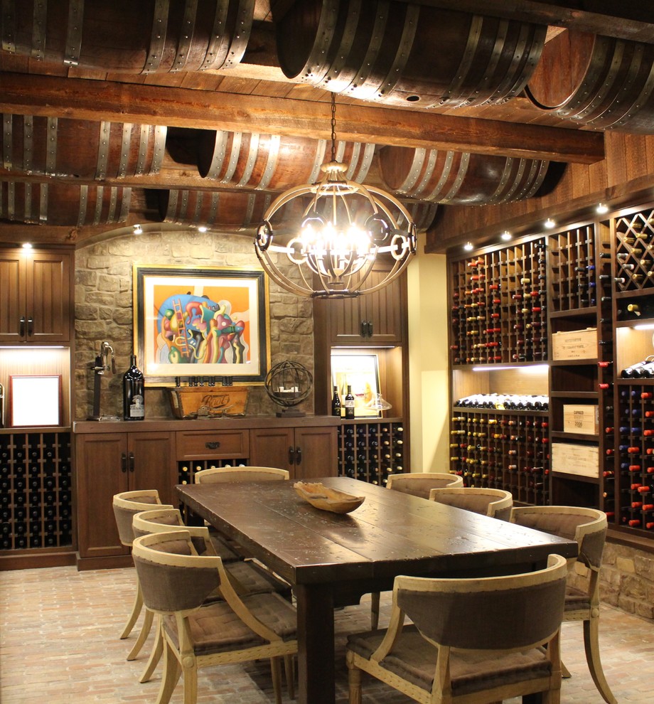 This is an example of an industrial wine cellar in New York.