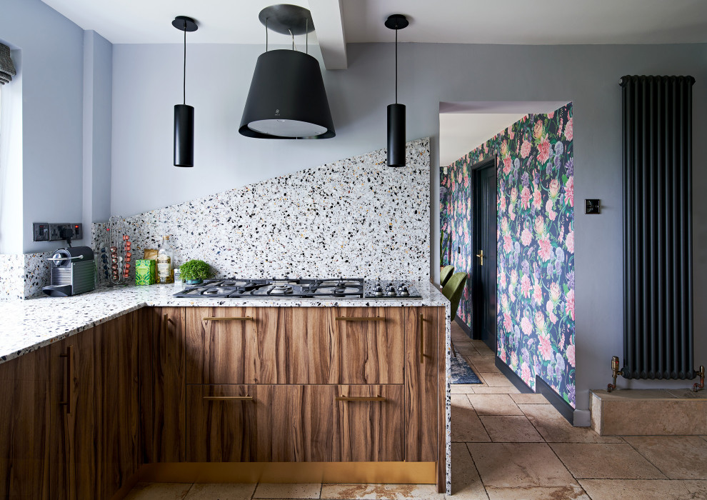 Inspiration for a large contemporary kitchen in Wiltshire.
