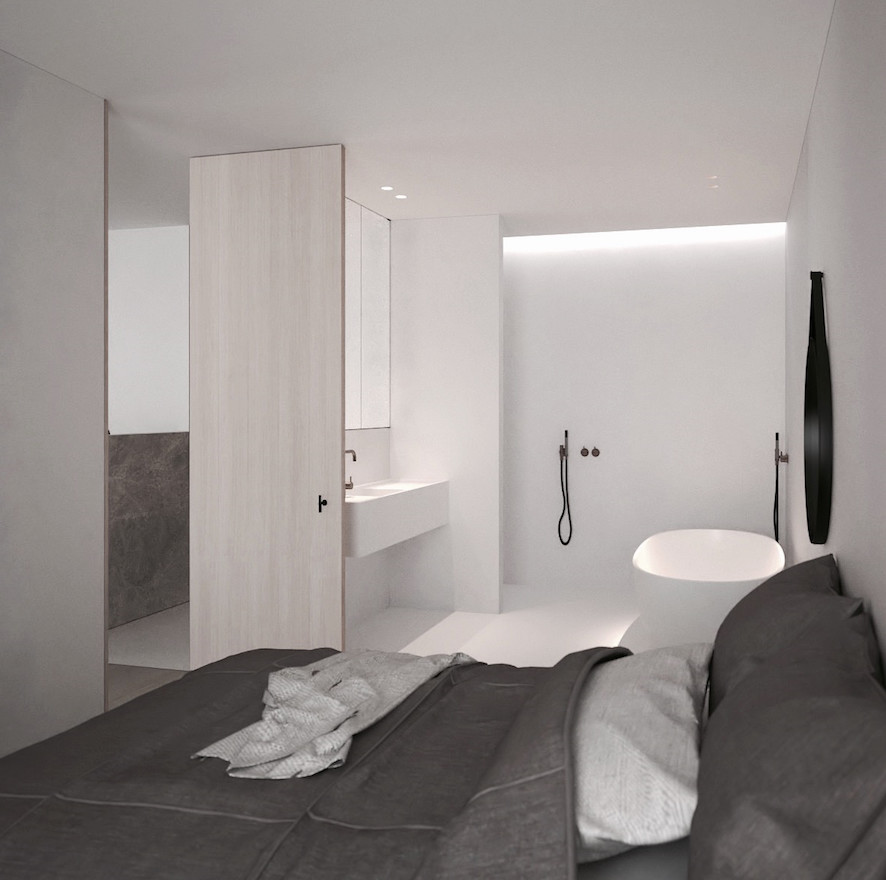 Home design - contemporary home design idea in Madrid