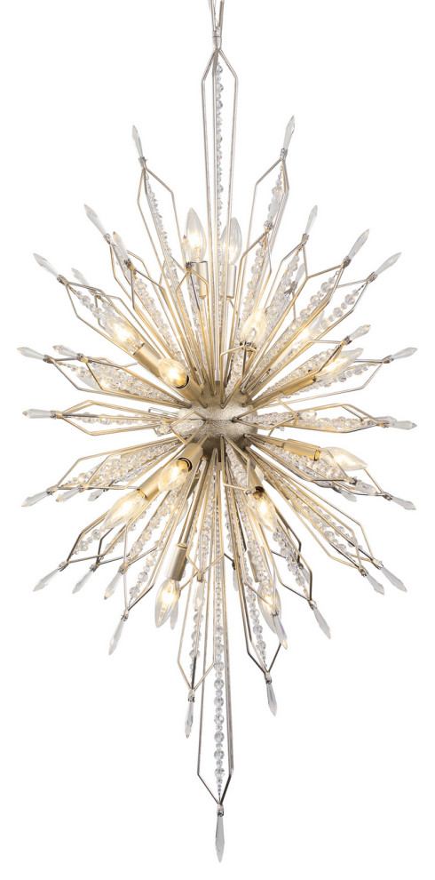 Varaluz 311F20GD 20 Light Foyer Pendant Orbital Gold Dust