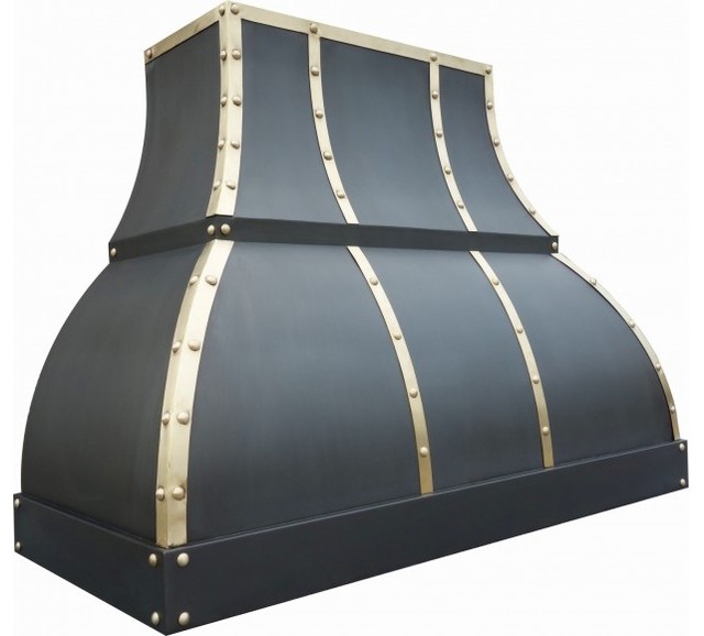 Ironworker™ Copper Range Hood Rustic Range Hoods And Vents by