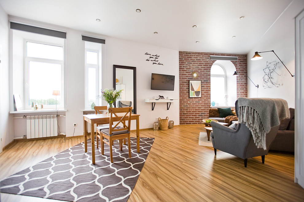 Светлая квартира-студия