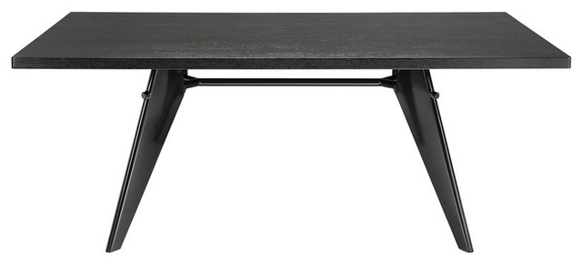 Zeus Rectangular Dining Table Black Tables Zeus Rectangular Dining Table Black