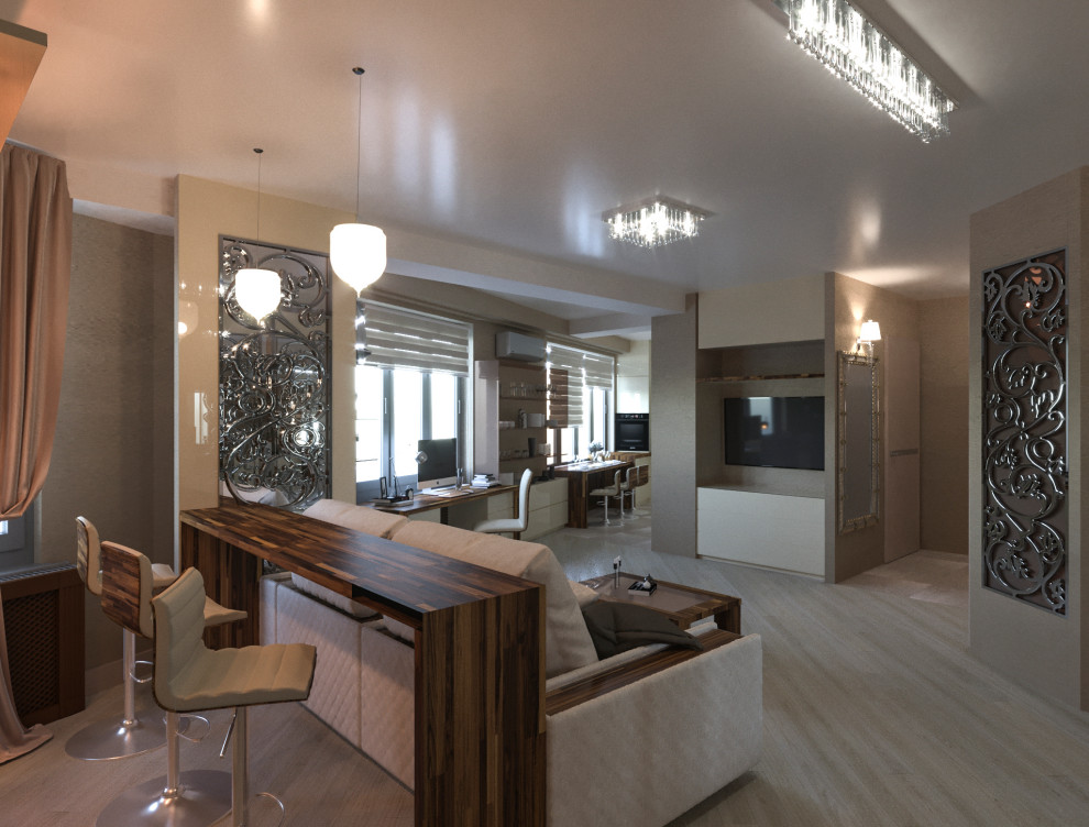 Квартира с уютным и стильным интерьером