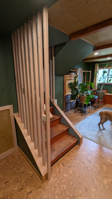 Self-Builder's Lounge mid-century-treppen