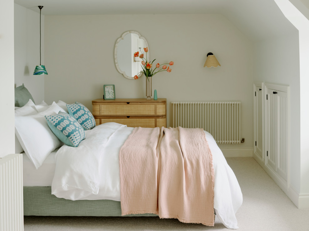 Design ideas for a classic bedroom in Hampshire.