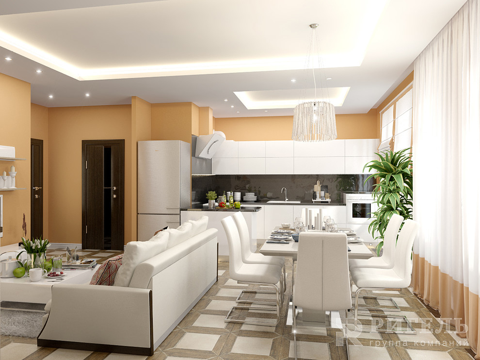 Кухня и столовая