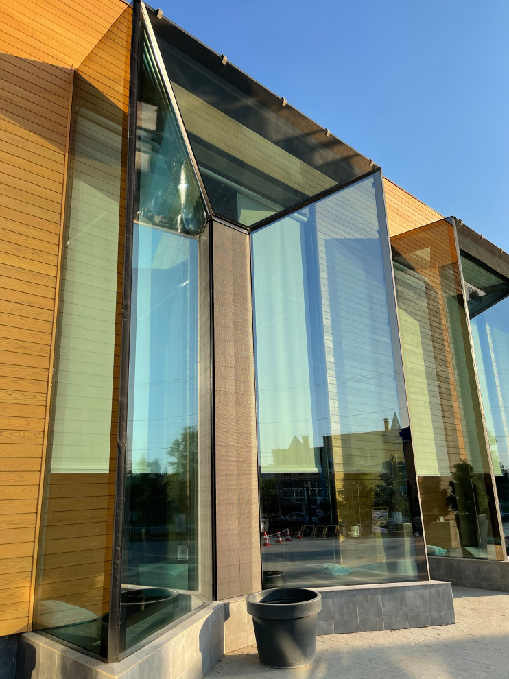 Остекление детского кафе город Кустанай