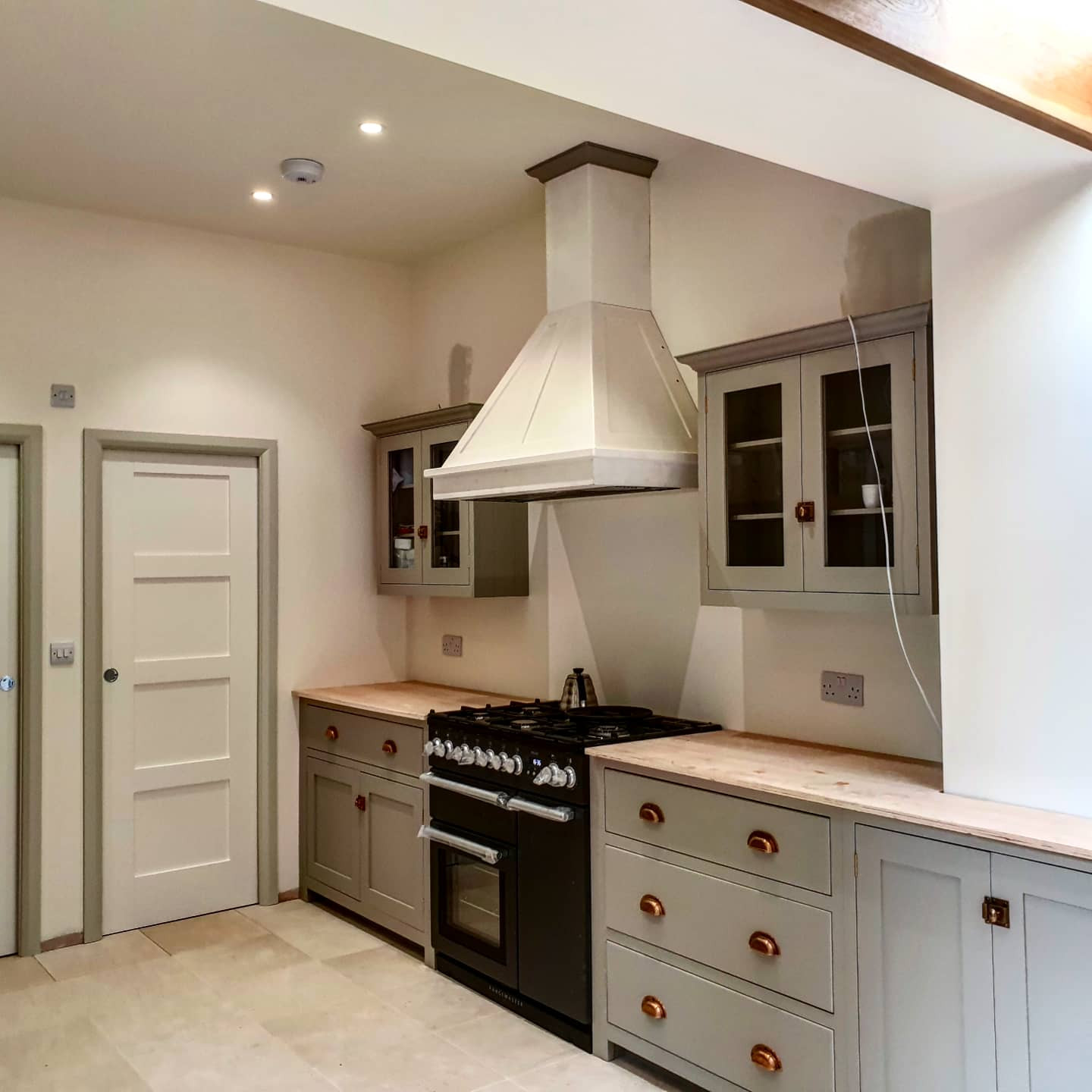 Wooden frame kitchen extension