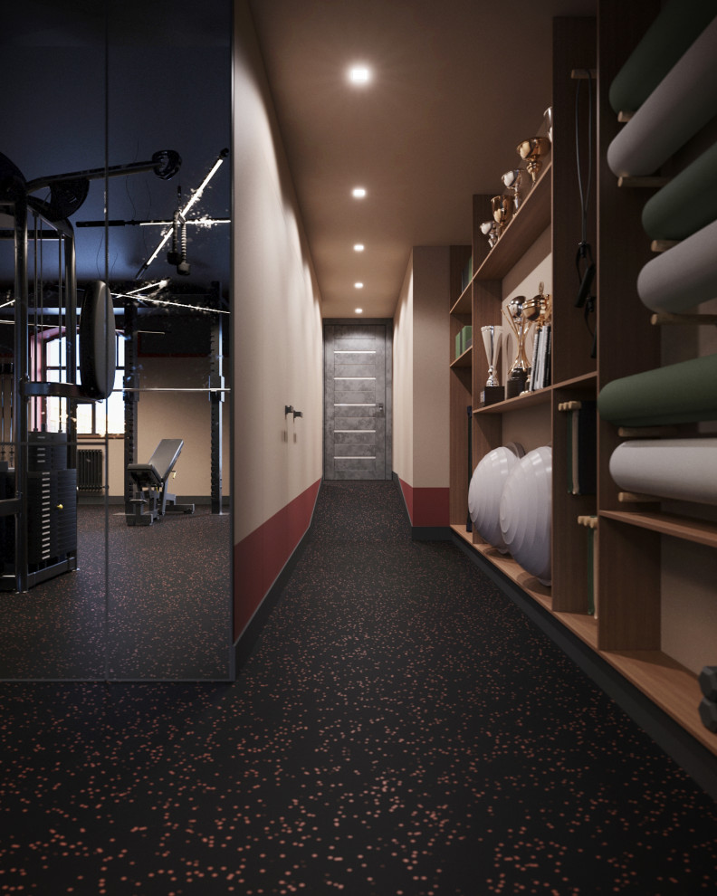 Дизайн интерьера спортзала и офиса IT- компании