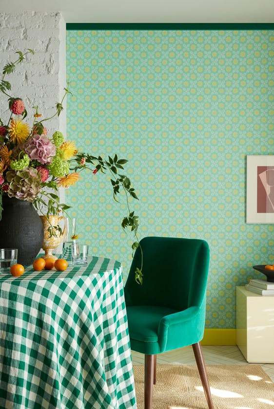 chaise verte decoration d'interieur