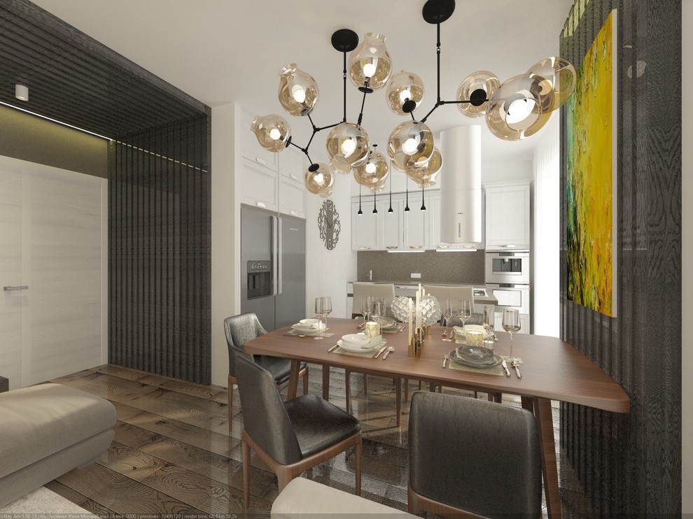 3-х комнатная квартира в современном стиле.