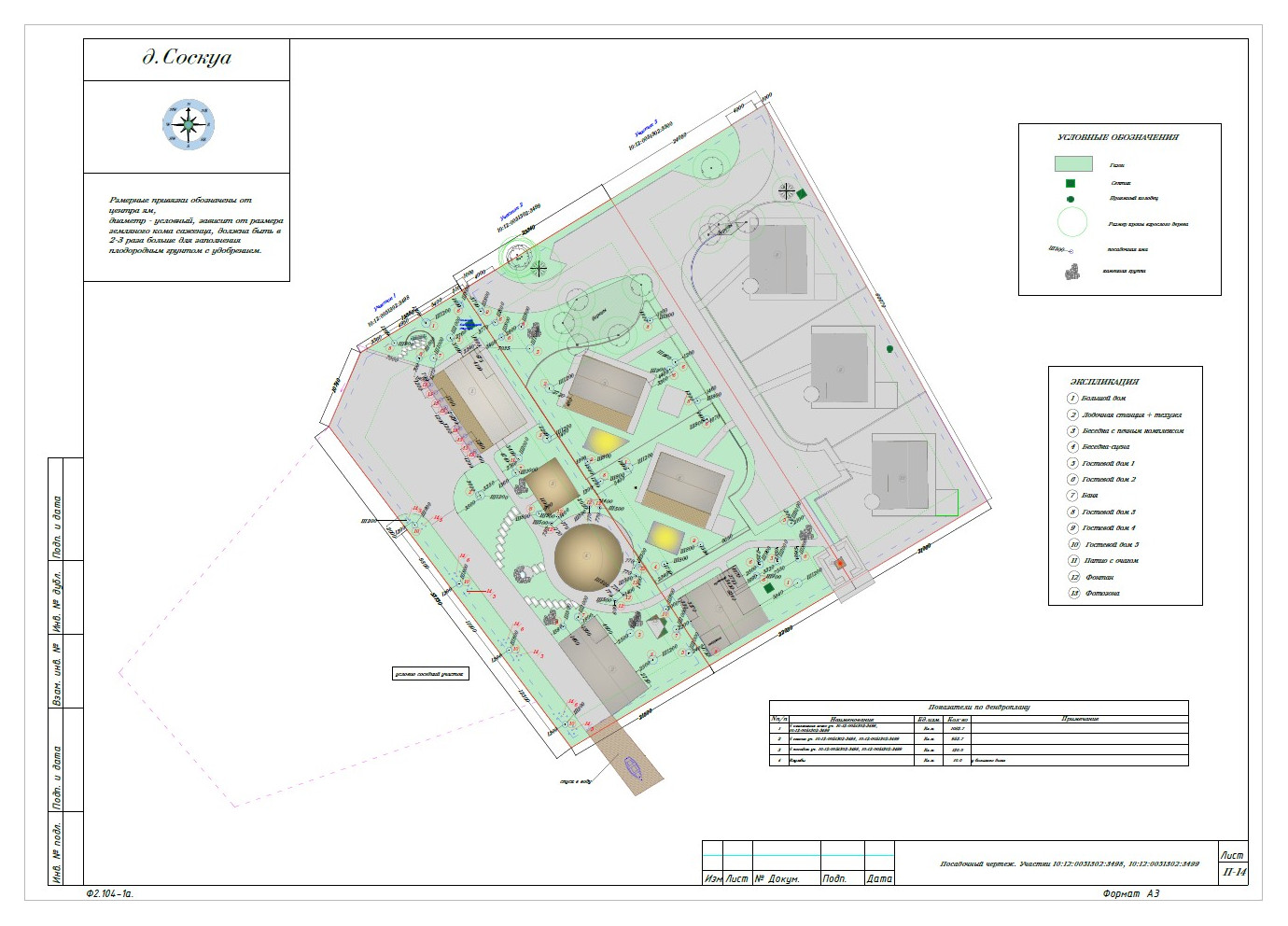 Соскуа. Проект базы отдыха