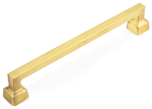 Cosmas 1481-160BB Brushed Brass Modern Contemporary Cabinet Pull