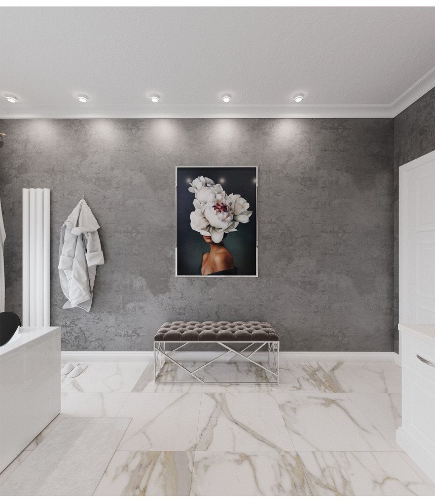 Двухуровневая квартира в стиле Ар-деко