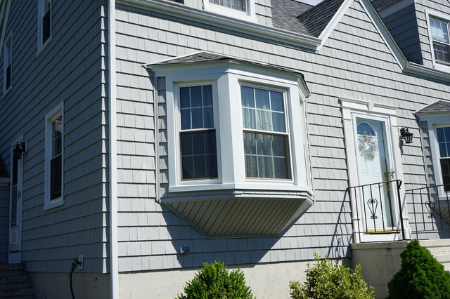 Cedar Shingle Siding Alside Pelican Bay, Color: Cape Cod Gray