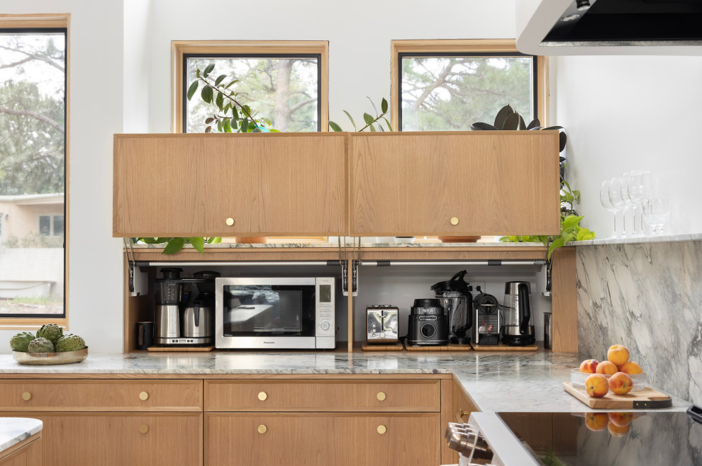 Inspiration for a contemporary kitchen remodel in Other