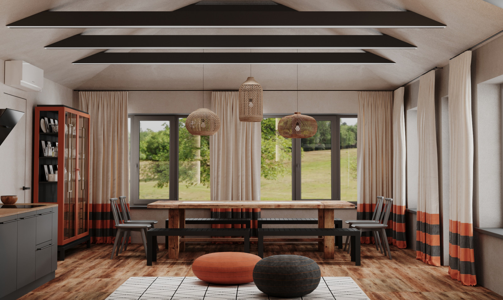 Летне-зимний домик для барбекю.