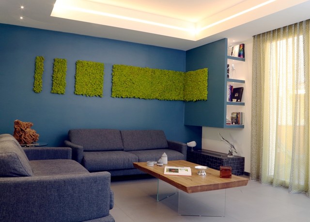 Verde in tutte le forme e colori modern-rendering
