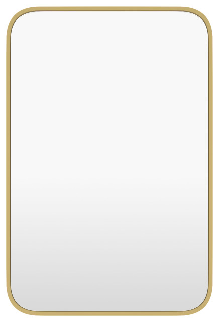 Ajax 24x36 Gold Rectangular Metal Frame With Round Corner ...