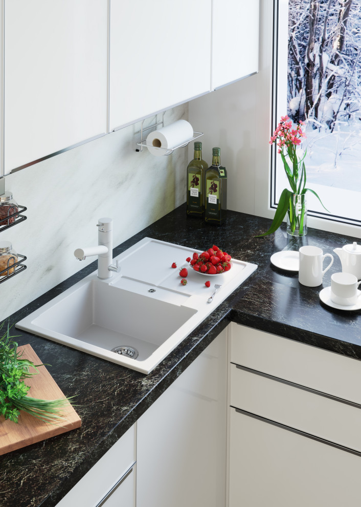 Кухонные мойки в интерьере
