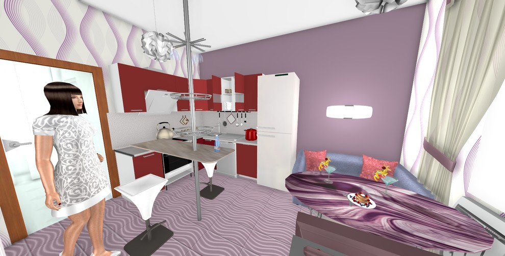 Экспресс 3D дизайн  1 кв.ры в ЖК Триумф Парк