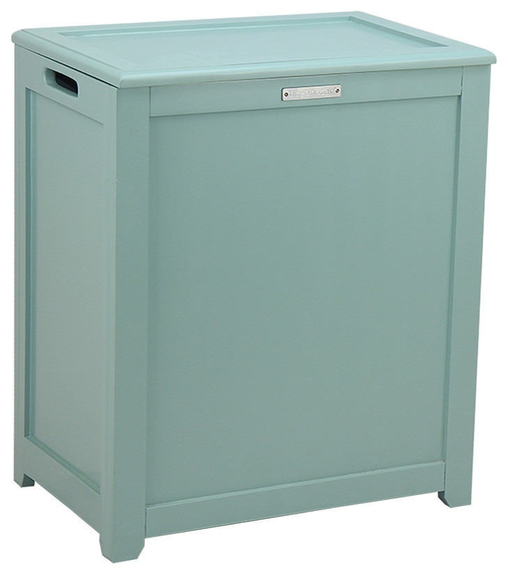 Oceanstar Storage Laundry Hamper in Turquoise