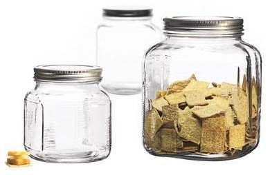 3 Pc Cracker Jar Set