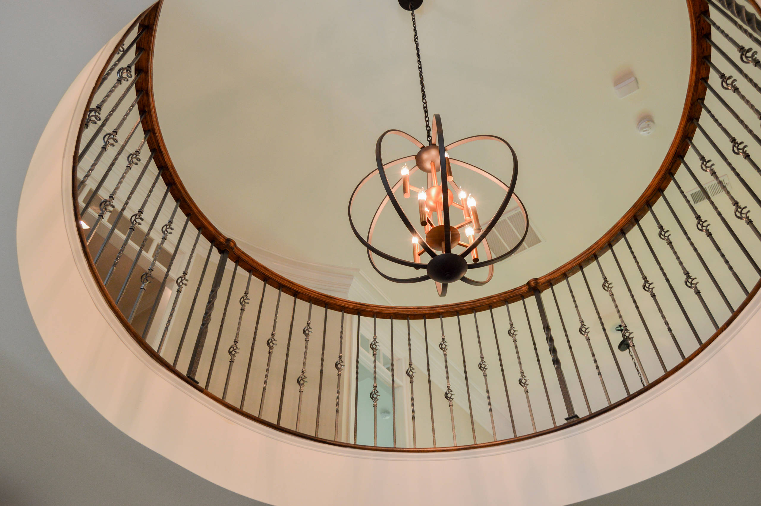 38_European Style Circular Balcony and Multi-level Staircase, Middleburg, VA 201