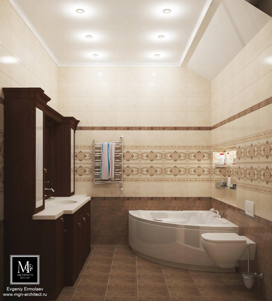 КП Иволги, дом в классическом стиле , темный вариант