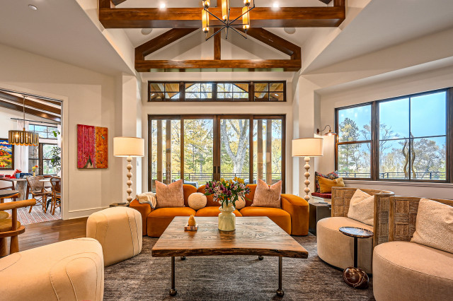 Basecamp rustic-living-room