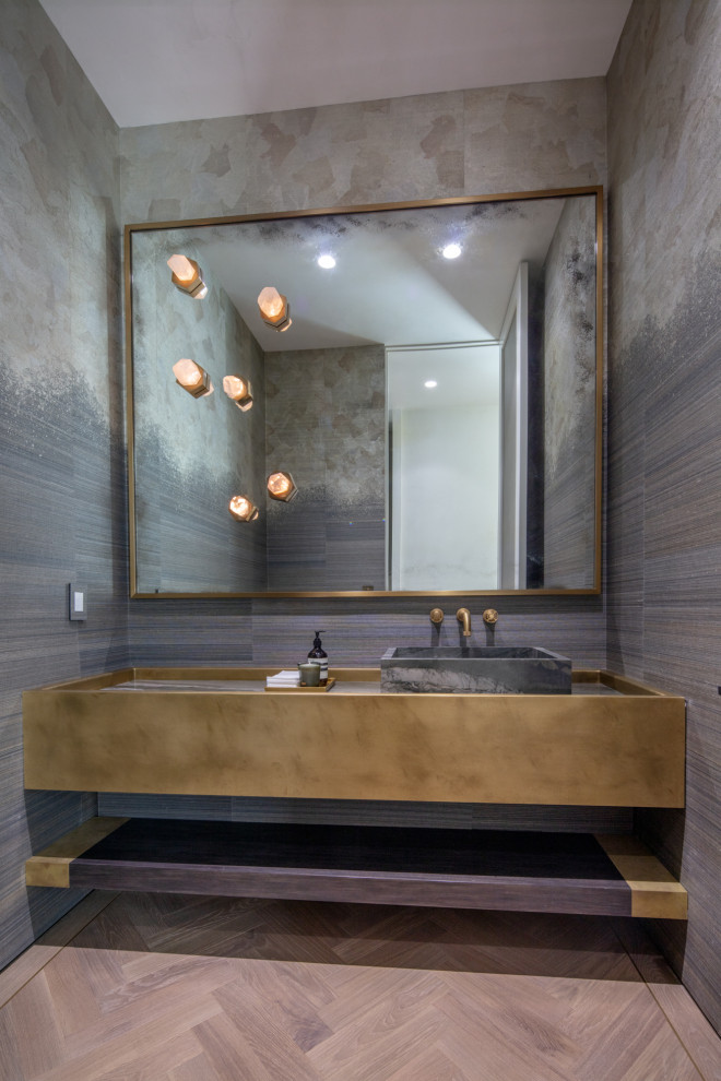 Trendy home design photo in Austin