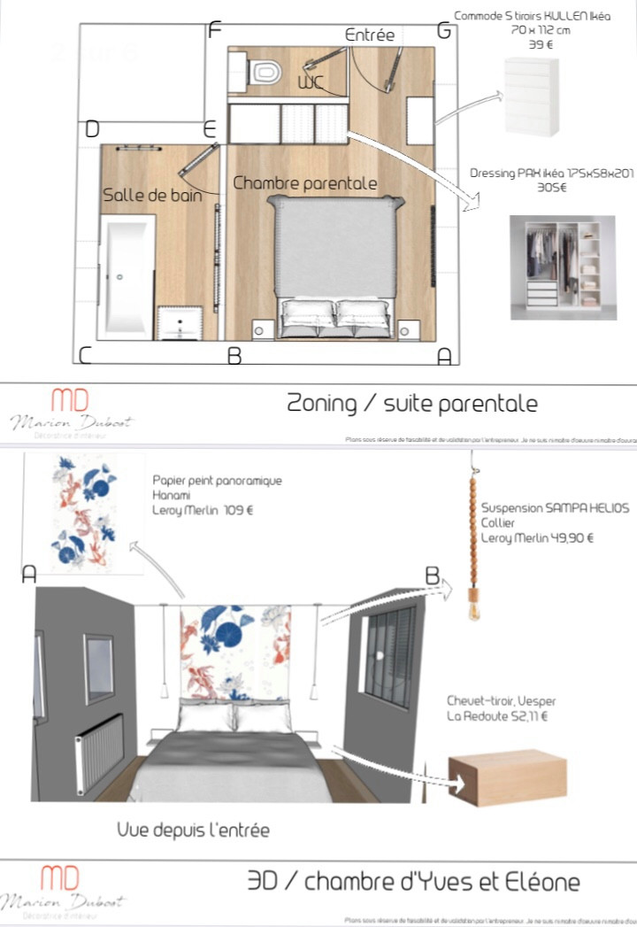 3D zoning et chambre