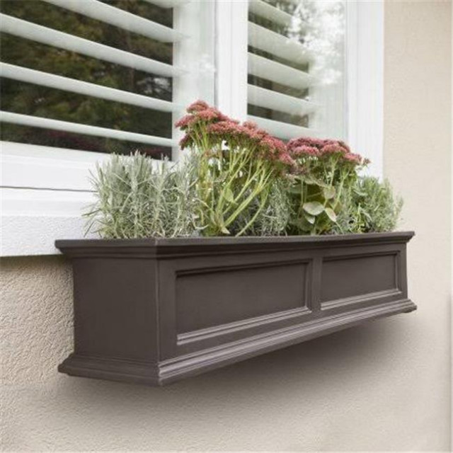 Mayne 4 ft. Fairfield Window Box Espresso, 4 ft Traditional