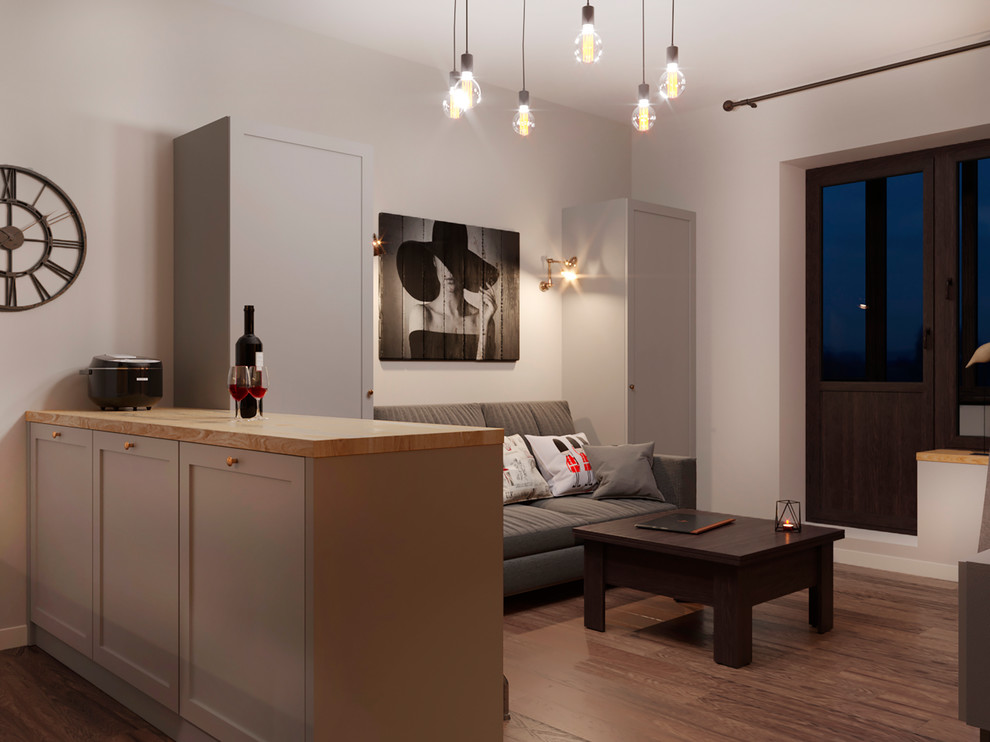 визуализация гостиной для дизайнера Надежды Тавруевой