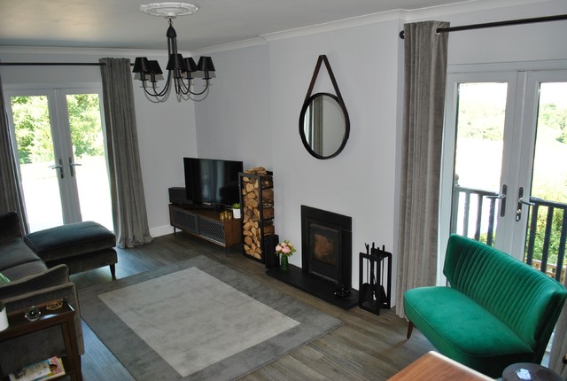 Living Room Makeover trendy-dagligstue