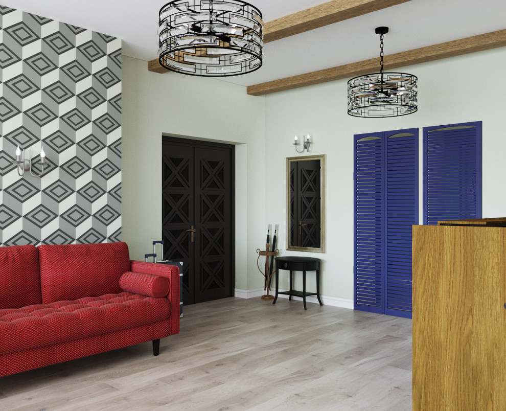 Лаундж хостела в исторической части Санкт-Петербурга