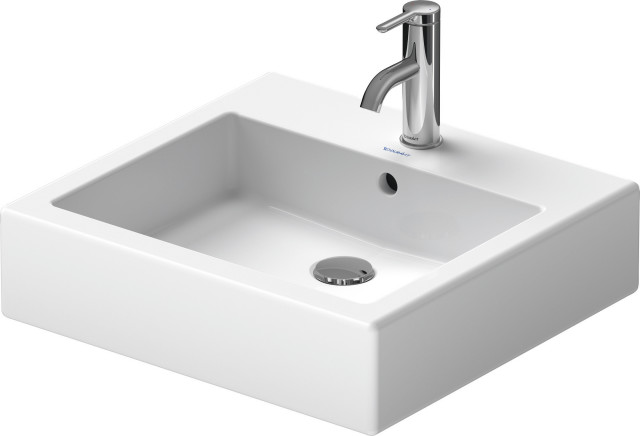Duravit Vero Above-Counter 500mm Bathroom Sink 04525000001 White WonderGliss