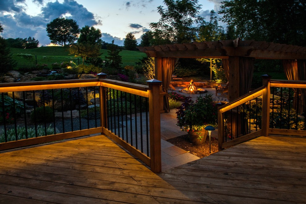 Rustic Deck Rustic Deck Chicago Houzz