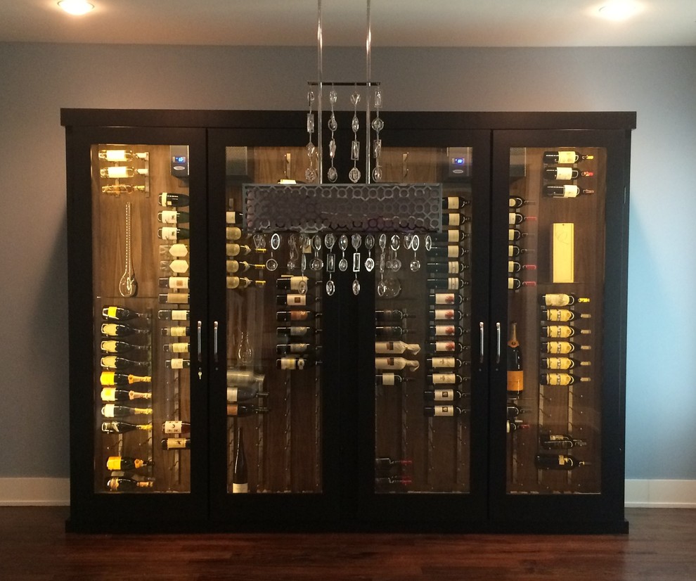 Contemporary Wine Cellar Contemporary Wine Cellar Dallas